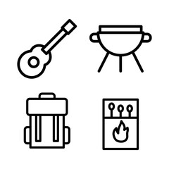 Outdoor icon vector illustration logo template for many purpose. Isolated on white background.