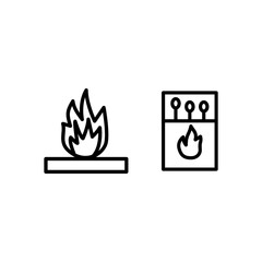 Outdoor icon vector illustration logo template for many purpose. Isolated on white background.