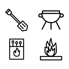 Outdoor icon vector illustration logo template for many purpose. Isolated on white background.