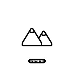 Outdoor icon vector illustration logo template for many purpose. Isolated on white background.