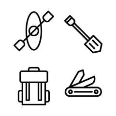 Outdoor icon vector illustration logo template for many purpose. Isolated on white background.