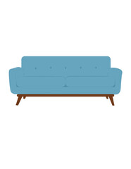 mid century furniture vector illustration 