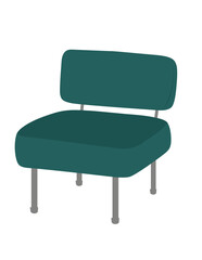 mid century furniture vector illustration 