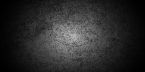 Distressed Black stone concrete wall intarreir grunge texture and backdrop background anthracite panorama. Panorama dark grey black slate background or texture.