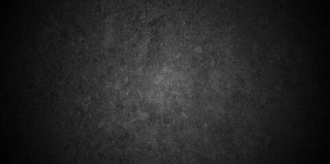 Rough marble rock dark black sand wall texture material, Stone black texture background. Dark cement, concrete grunge. . Panorama dark grey black slate background or texture, vector black concrete.