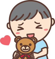 Obraz premium 「かわいい」絵カード（生活場面）【療育・発達障害・自閉症】