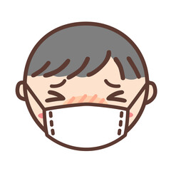 「風邪」絵カード（生活場面）【療育・発達障害・自閉症】