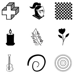 set of icons for design