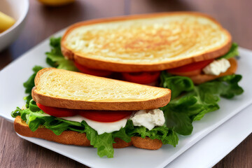  toast sandwich, generated by artificial intelligence