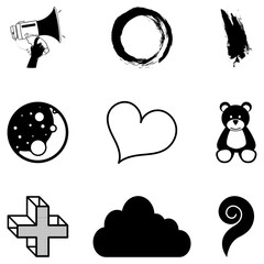 set of icons for your design