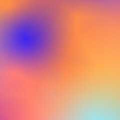 Blue Orange Modern Gradient Background 