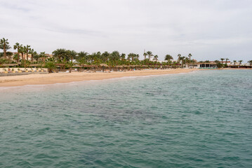 Safaga beach in February