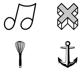 vector set of symbols