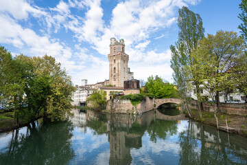 Fototapeta na wymiar The Specola tower in Padua, Italy
