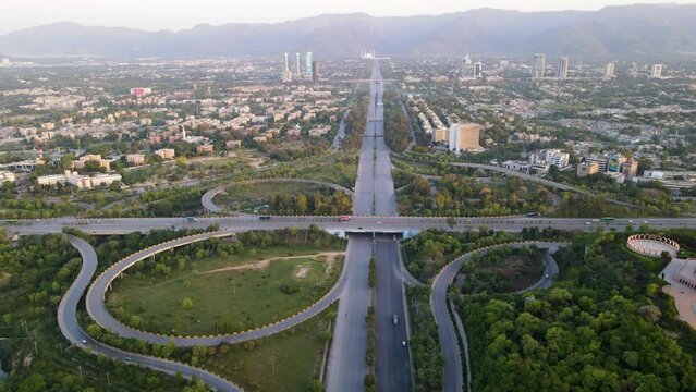 A Bird's Eye View of Islamabad: Stunning Drone Shots of Pakistan's Capital