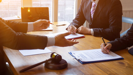 Trading documents and joint venture documents are brought to the investors to sign together within...