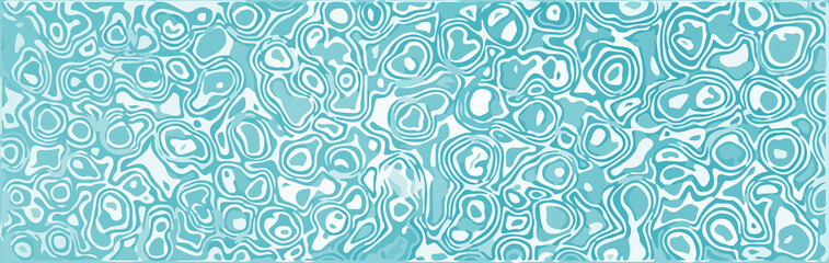 Damascus Steel Cloud Pattern blue color