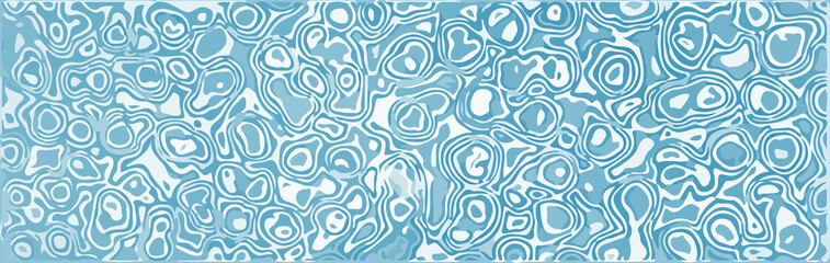 Damascus Steel Cloud Pattern light blue color