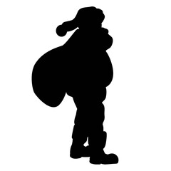 Santa Claus silhouette