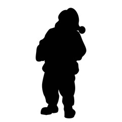 Santa Claus silhouette