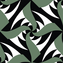 Seamless optical illusion pattern. Vector seamless pattern.