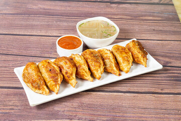 Chicken fried momo