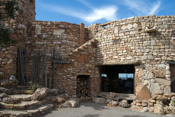 Desert View Watchtower in Grand Canyon National Park entrance