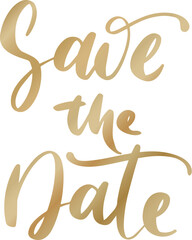 Obraz premium Save the date. Wavy elegant calligraphy spelling for decoration of the wedding invitation