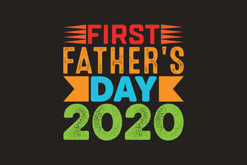 Obraz premium first father's day 2020