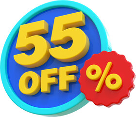 55 off discount promotion sale