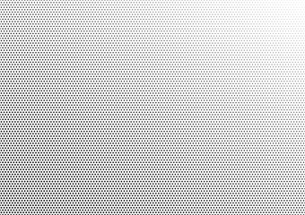 Halftone vector background. Monochrome halftone pattern. Abstract geometric dots background. Pop Art comic gradient black white texture. Design for presentation banner, poster, flyer, business card.