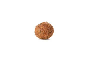 Vegetarian food - tasty falafel ball, isolated on white background