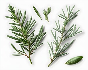 Fototapeta premium Rosmarinzweige, fresh rosemary