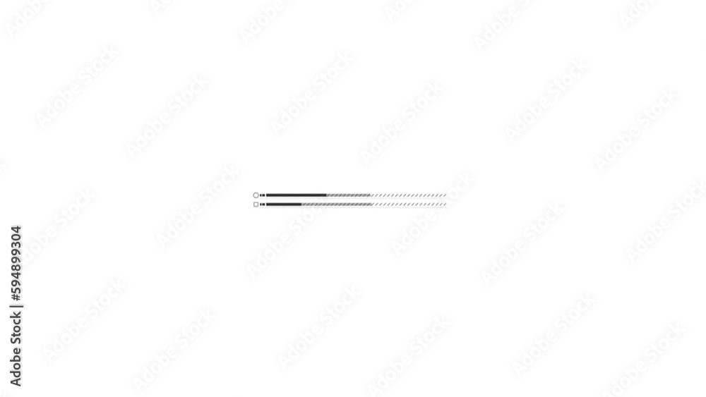 Wall mural animated hud infographic element composed of lines.