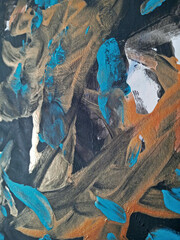 Hand drawn Abstract art background