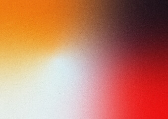 質感のあるオレンジや茶色のノイズ入りグラデーション背景。Textured orange and brown noise gradient background.