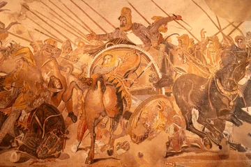 Sierkussen Alexander mosaic also know as Battle of issus mosaic from house of the faun in Pompei © Mikolaj Niemczewski