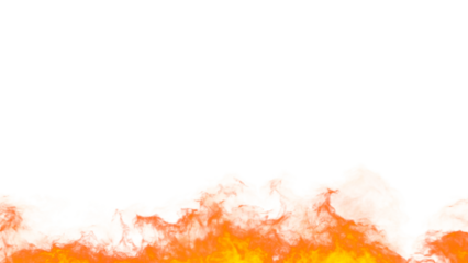 Fire abstract on alpha channel