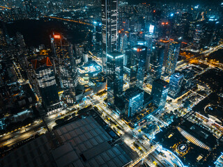 Fototapeta na wymiar aerial photography of cities