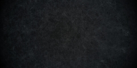 Fototapeta premium Dark black stone wall grunge backdrop texture background. monochrome slate grunge concrete wall black backdrop vintage marbled textured border background.