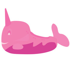 Unicorn whale floaty. Pool float shape unicorn whale © periwinkle-jhen