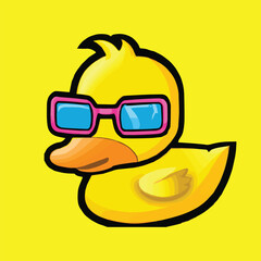 Summer Swim Duck Chillin and Vibin