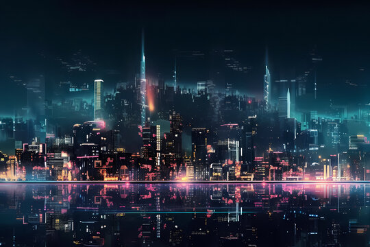 Experience the future of networking with Metaverse City Data clipart. This cyber-inspired design blends technology, futuristic aesthetics, and network-themed elements. © overlays-textures