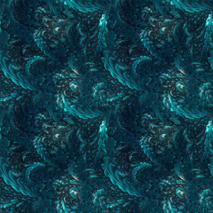 Obraz na płótnie Canvas Patterns and shapes of dynamic flowing natural forms. AI generative illustration.