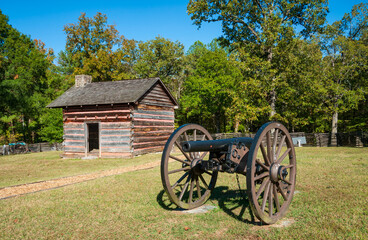 Fototapeta premium Cannons at Chickamauga and Chattanooga National Military Park