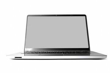 Isolated Laptop on White Background for Technology Concept