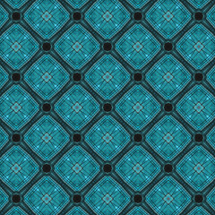 blue metal grid background