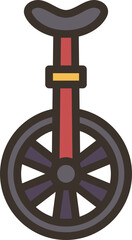unicycle  icon © AmethystStudio
