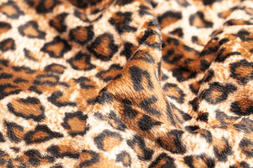 Leopard skin texture for background