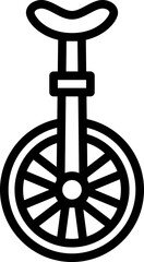 unicycle  icon © AmethystStudio